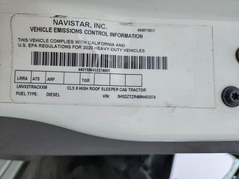 2021 International Lt625 Semi Truck