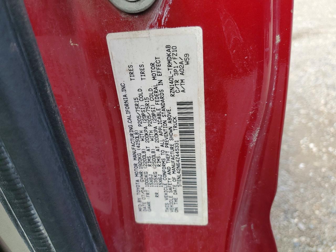 2004 Toyota Tacoma Base