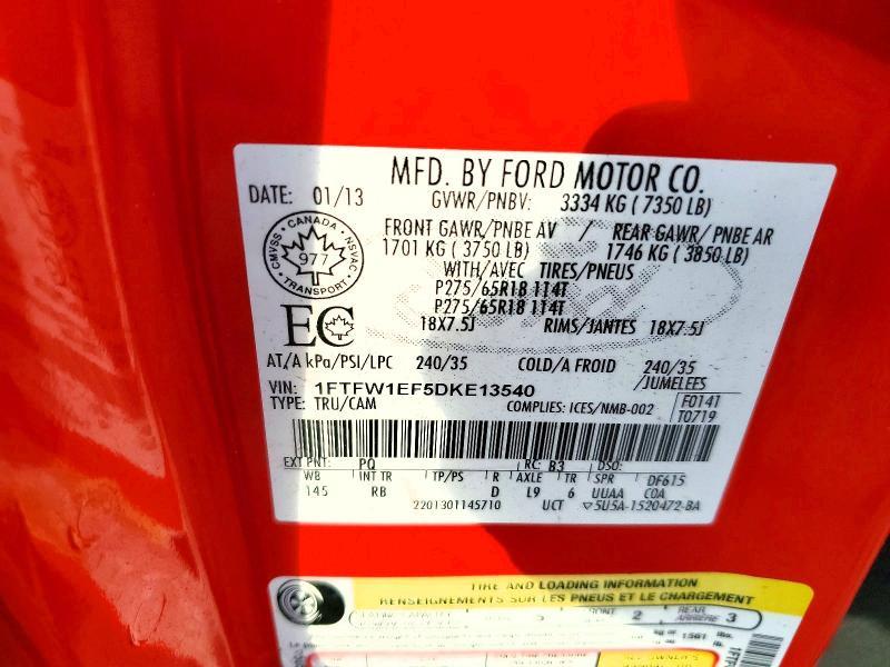 2013 Ford F150 Supercrew