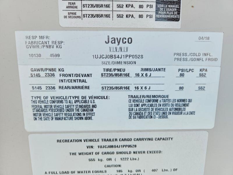 2018 Jayco Eagle ht Camper