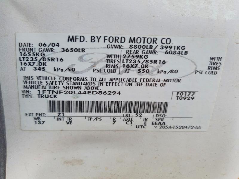 2004 Ford F250 Super Duty