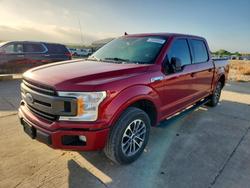 Salvage trucks for sale at Grand Prairie, TX auction: 2018 Ford F150 Supercrew