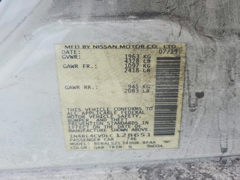 2020 Nissan Altima 2.5 sr