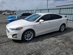 Ford salvage cars for sale: 2019 Ford Fusion Titanium Ener