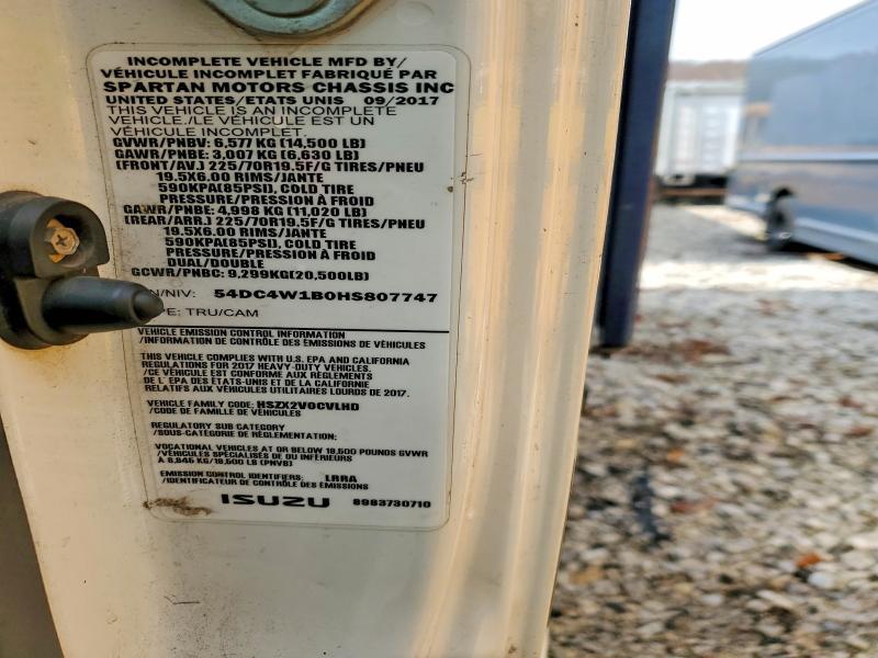 2017 Isuzu NPR HD Dump Truck