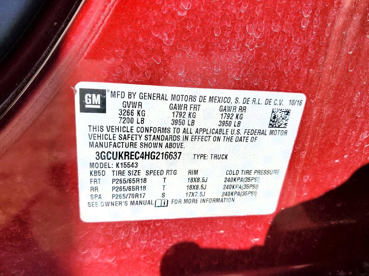 2017 Chevrolet Silverado K1500 LT