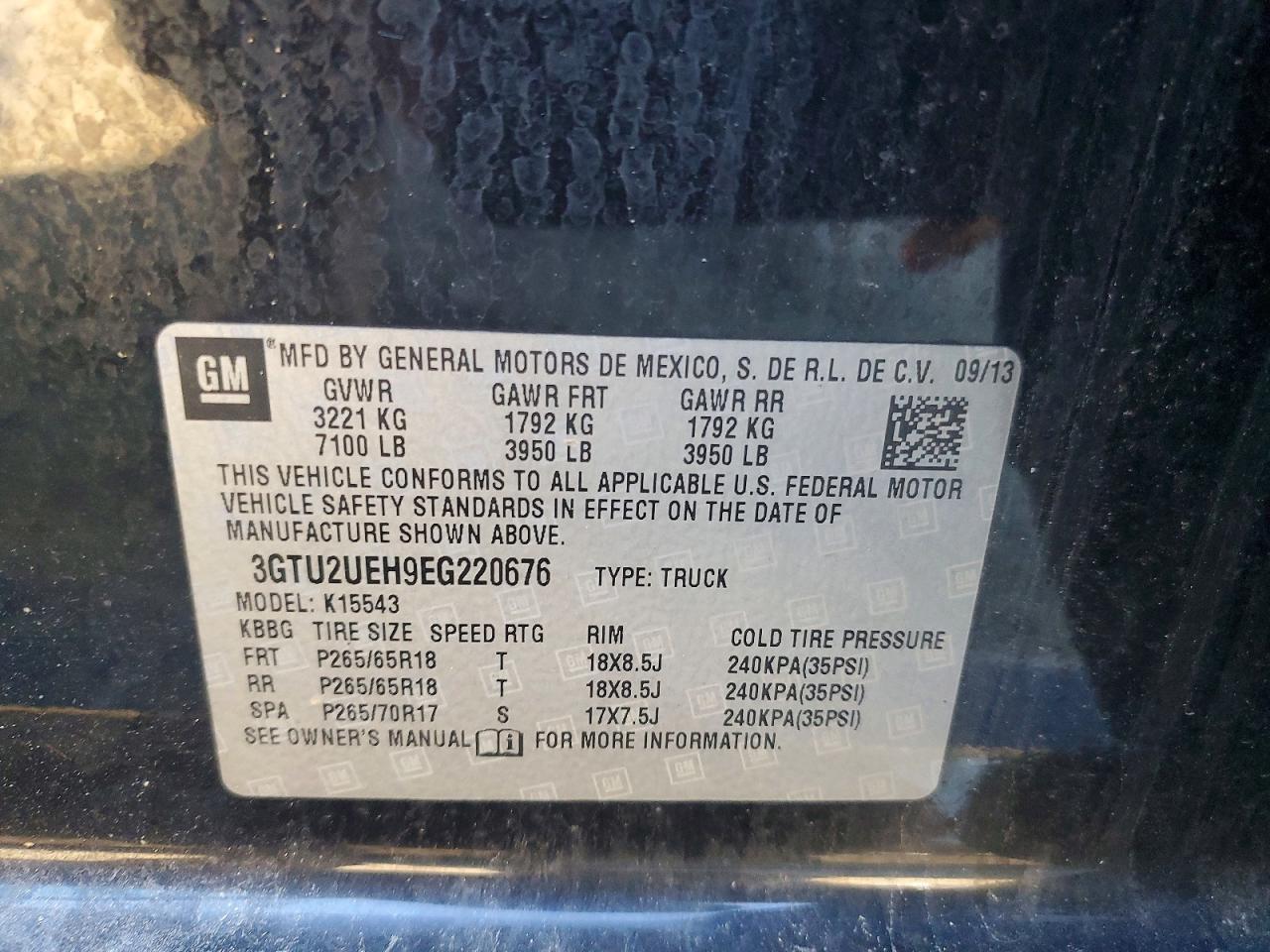 2014 GMC Sierra K1500 SLE