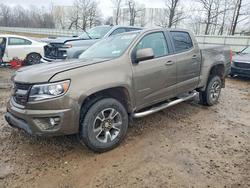 Salvage trucks for sale at Central Square, NY auction: 2017 Chevrolet Colorado Z71