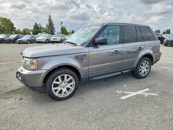Land Rover Range Rover salvage cars for sale: 2008 Land Rover Range Rover Sport hse
