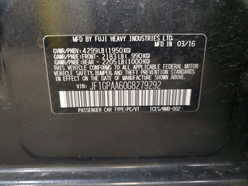 2016 Subaru Impreza