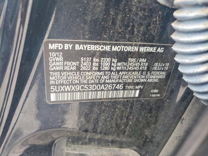 2013 BMW X3 Xdrive28i