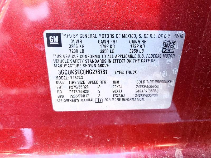 2017 Chevrolet Silverado K1500 LTZ
