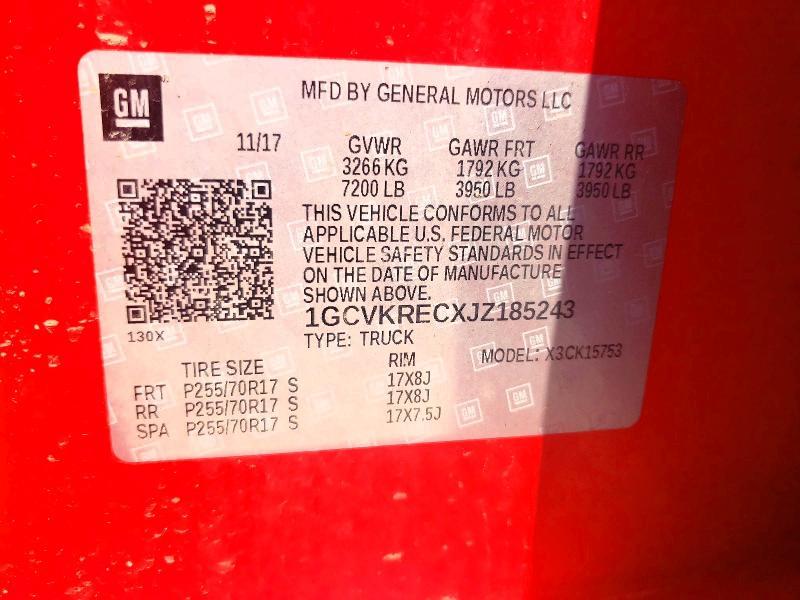 2018 Chevrolet Silverado K1500 LT