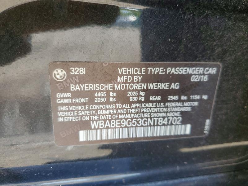 2016 BMW 328 i Sulev