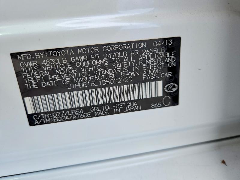 2013 Lexus Gs 350 Base