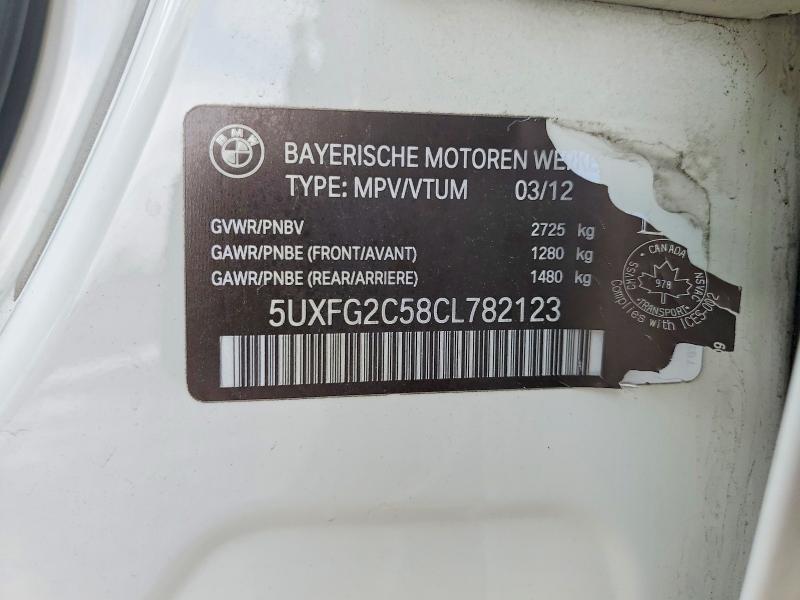 2012 BMW X6 Xdrive35i