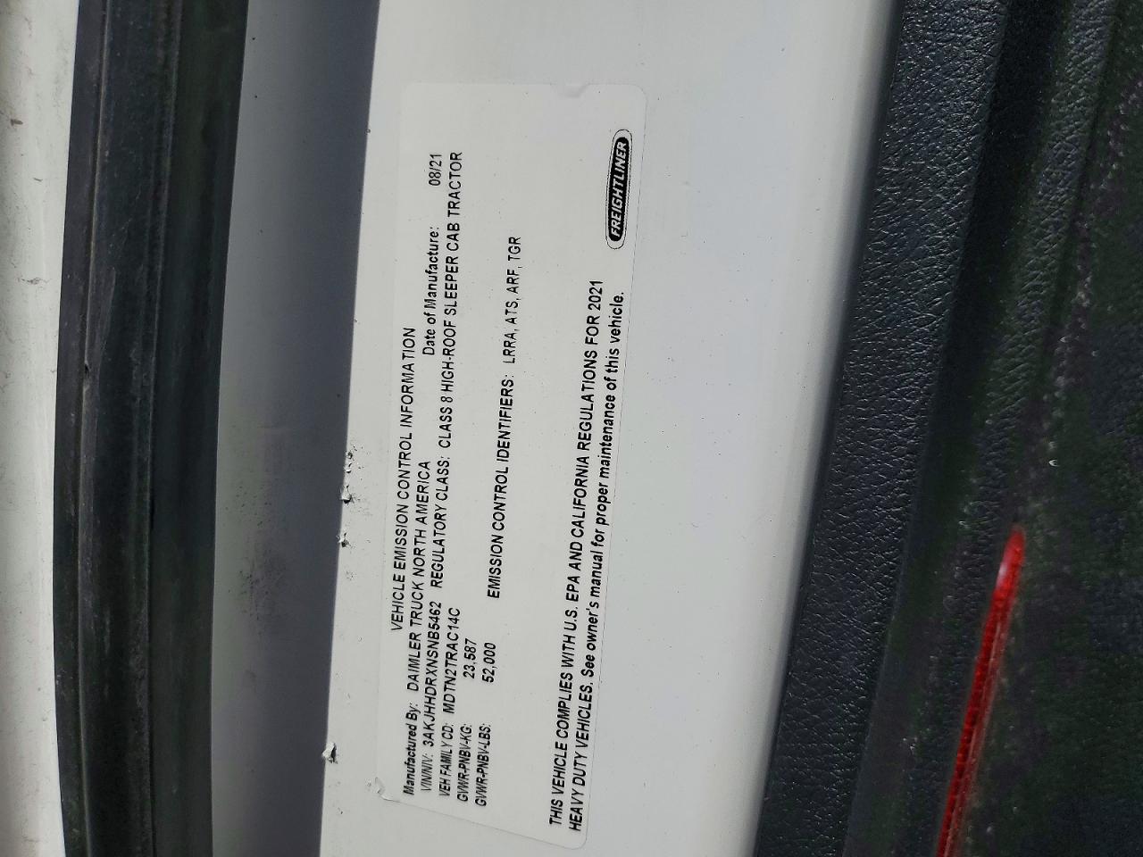 2022 Freightliner Cascadia 126 Semi Truck