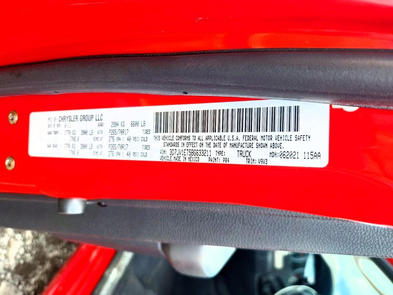 2011 Dodge RAM 1500