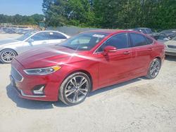 Ford salvage cars for sale: 2019 Ford Fusion Titanium
