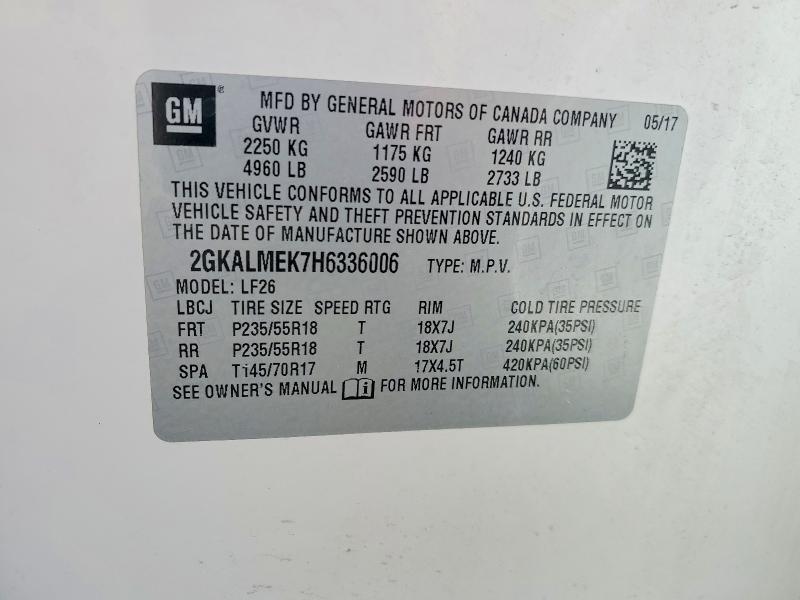 2017 GMC Terrain sle