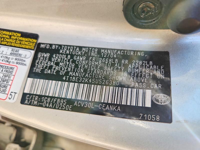 2005 Toyota Camry Standard