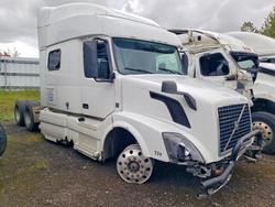 Salvage trucks for sale at Woodburn, OR auction: 2015 Volvo VNL Semi Truck