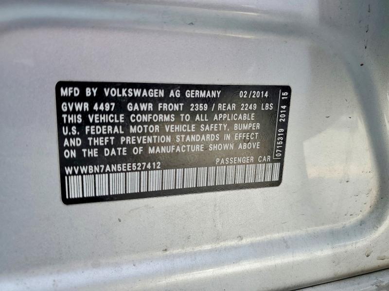 2014 Volkswagen Cc Sport