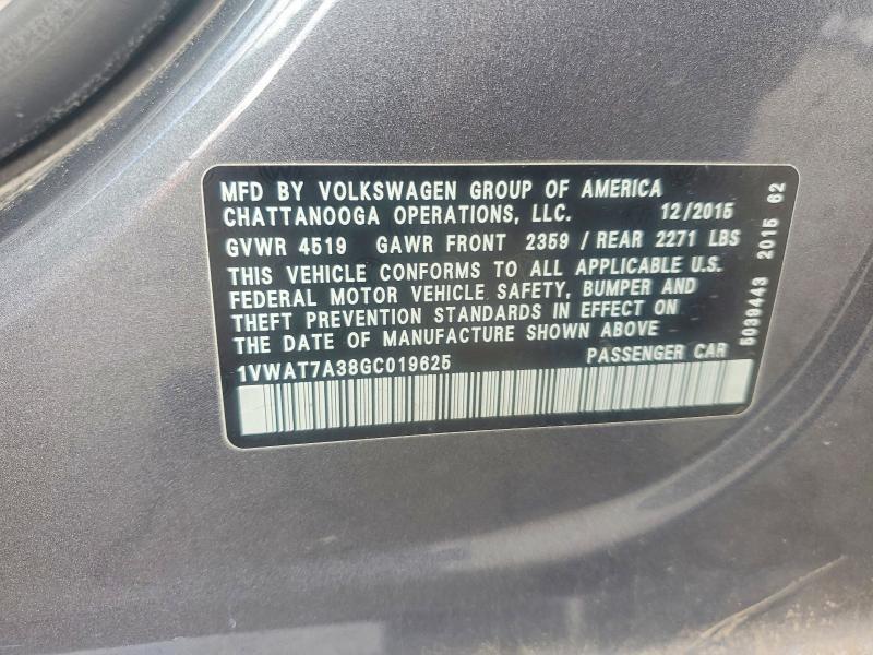 2016 Volkswagen Passat