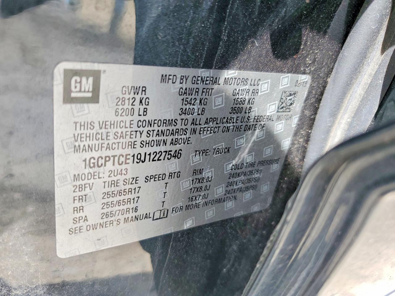 2018 Chevrolet Colorado LT
