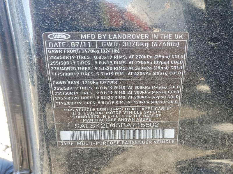 2011 Land Rover Range Rover Sport lux