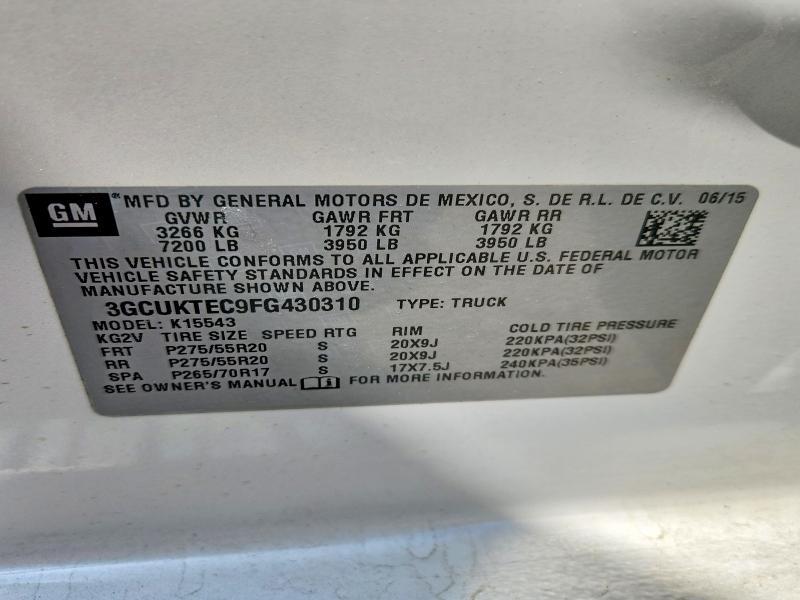 2015 Chevrolet Silverado K1500 High Country