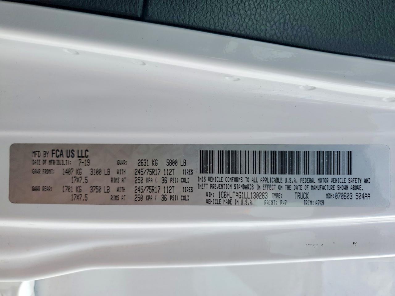 2020 Jeep Gladiator Sport