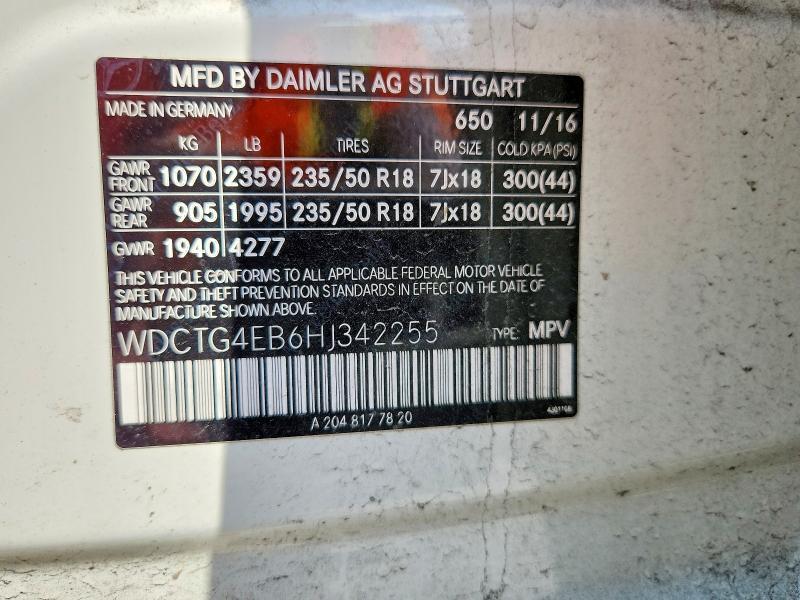 2017 Mercedes-Benz Gla 250