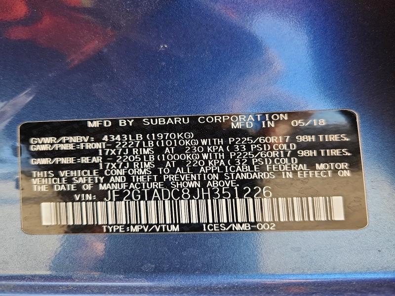 2018 Subaru Crosstrek Premium