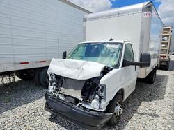 Salvage trucks for sale at Apopka, FL auction: 2025 Chevrolet Express BOX Truck