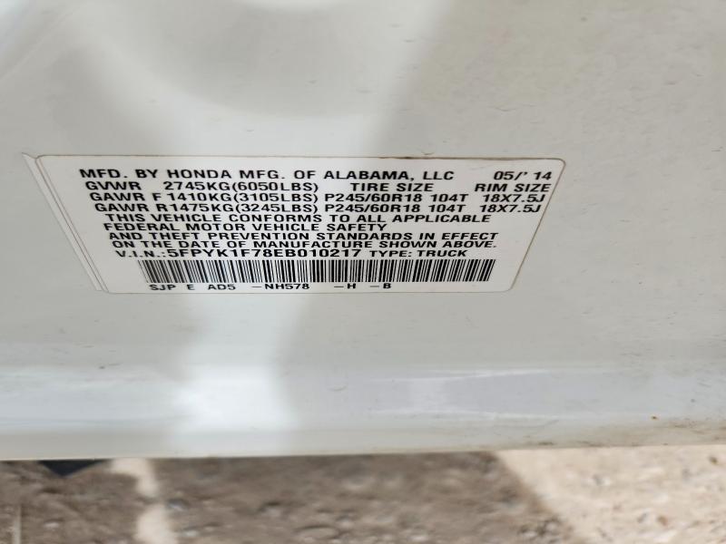 2014 Honda Ridgeline Sport