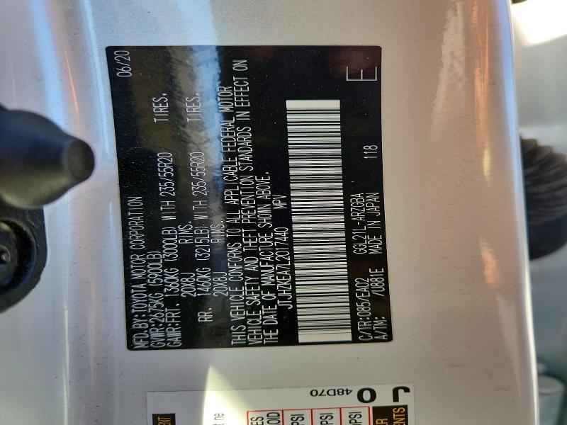 2020 Lexus Rx 350l Base