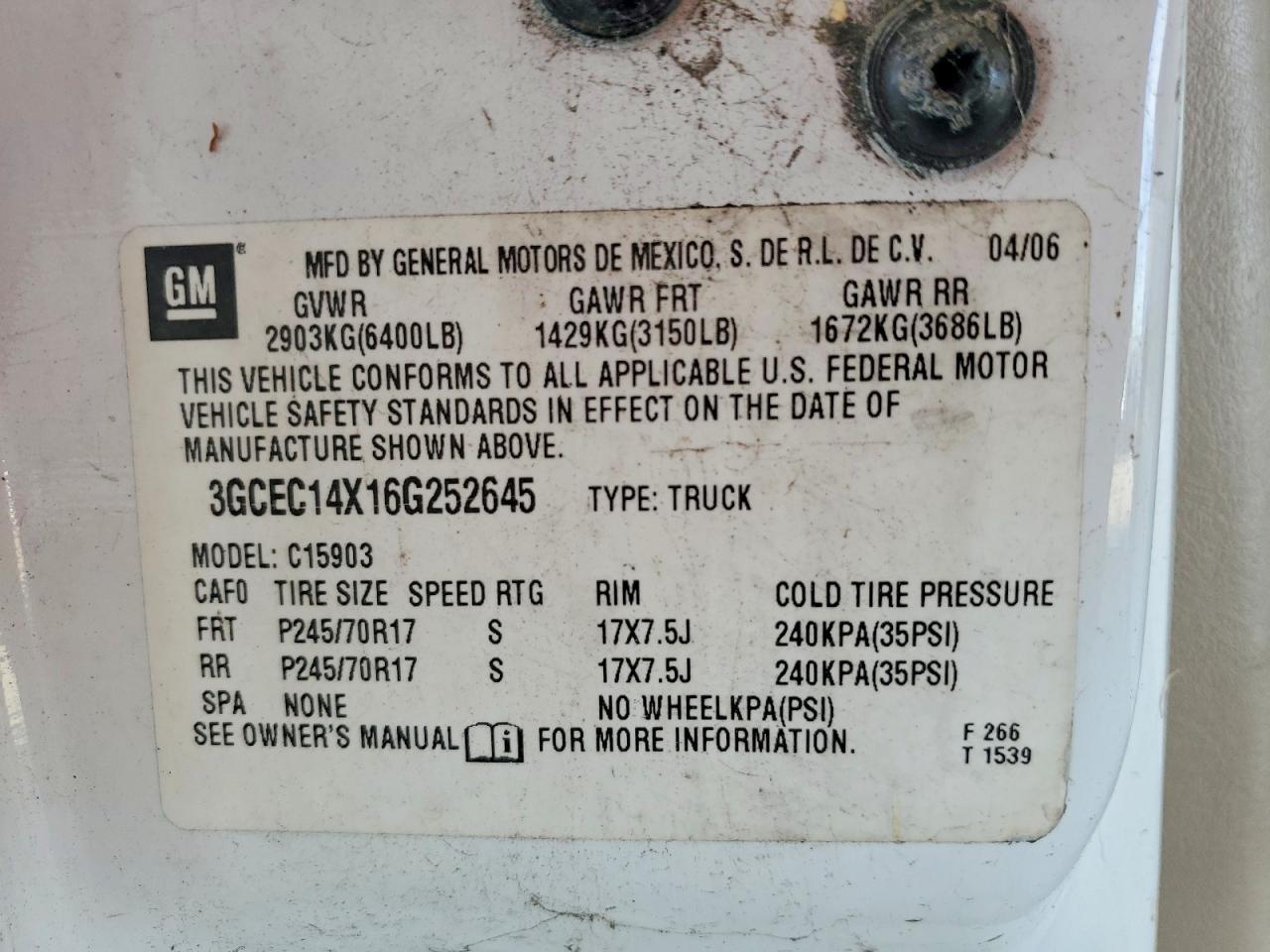 2006 Chevrolet Silverado C1500