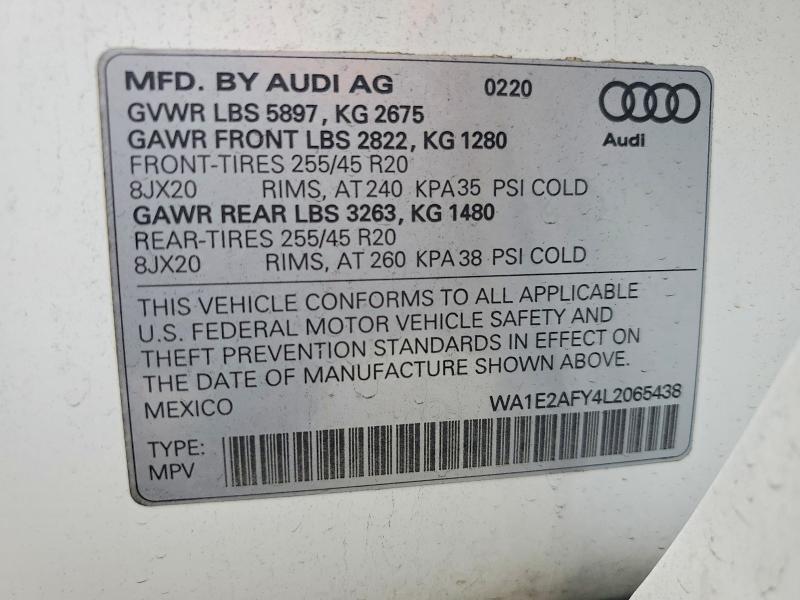 2020 Audi Q5 e Premium Plus