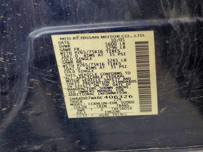 2006 Nissan Frontier se