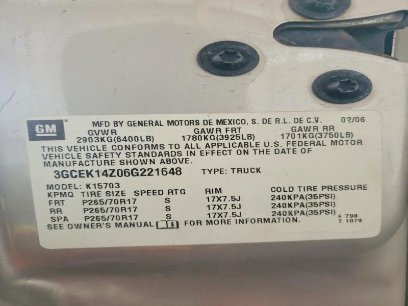2006 Chevrolet Silverado K1500