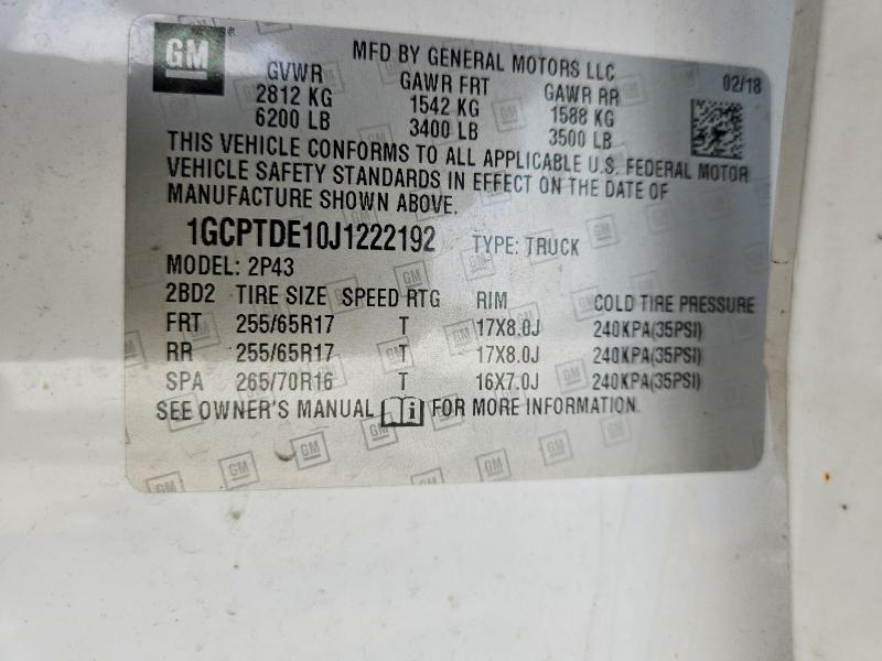 2018 Chevrolet Colorado Z71