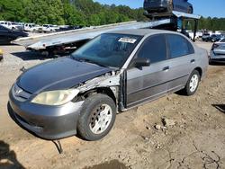 Honda salvage cars for sale: 2005 Honda Civic dx vp