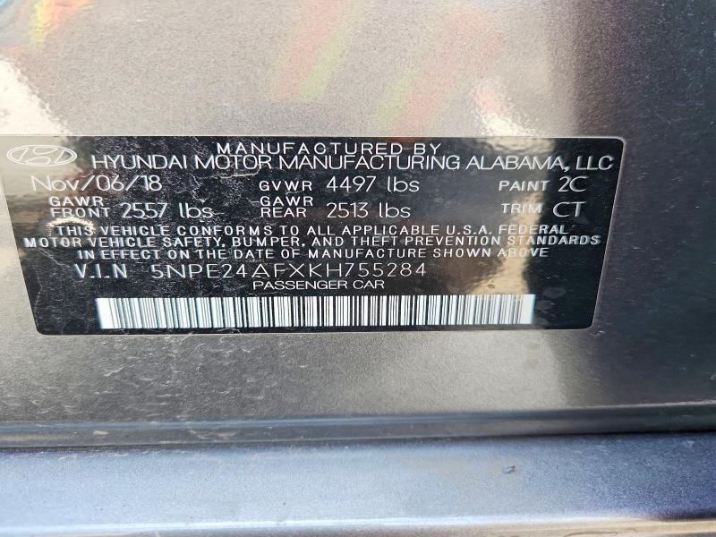 2019 Hyundai Sonata se