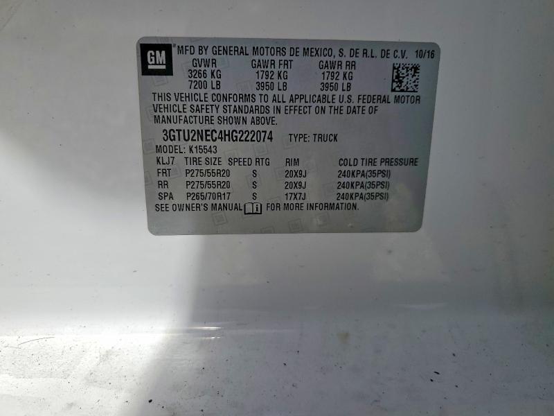 2017 GMC Sierra K1500 SLT