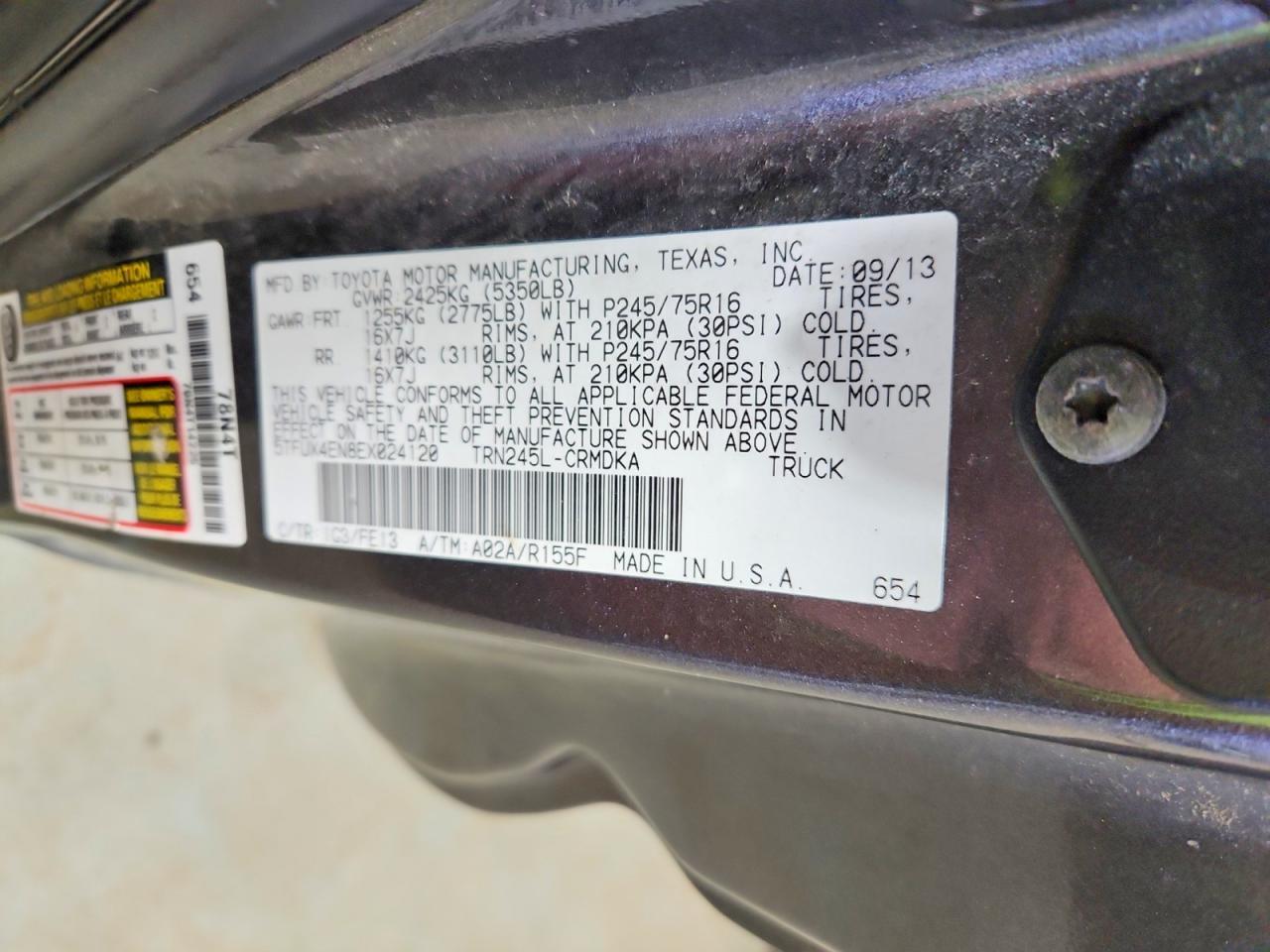2014 Toyota Tacoma Base