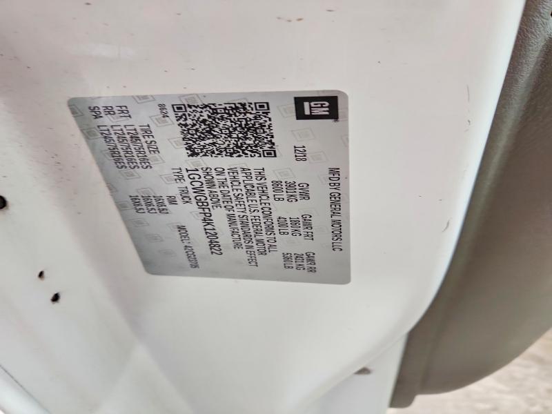 2019 Chev Express G2500