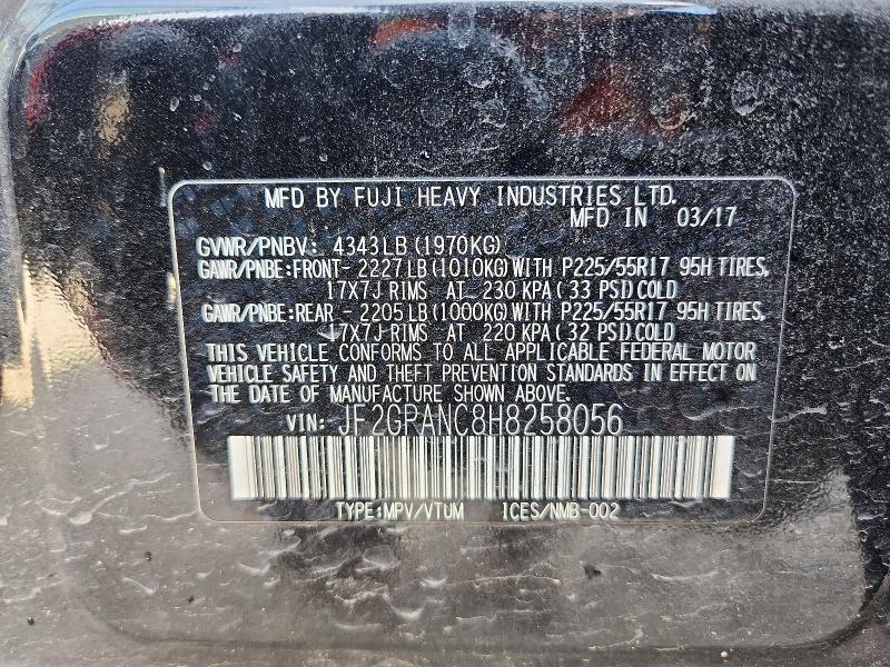 2017 Subaru Crosstrek Limited