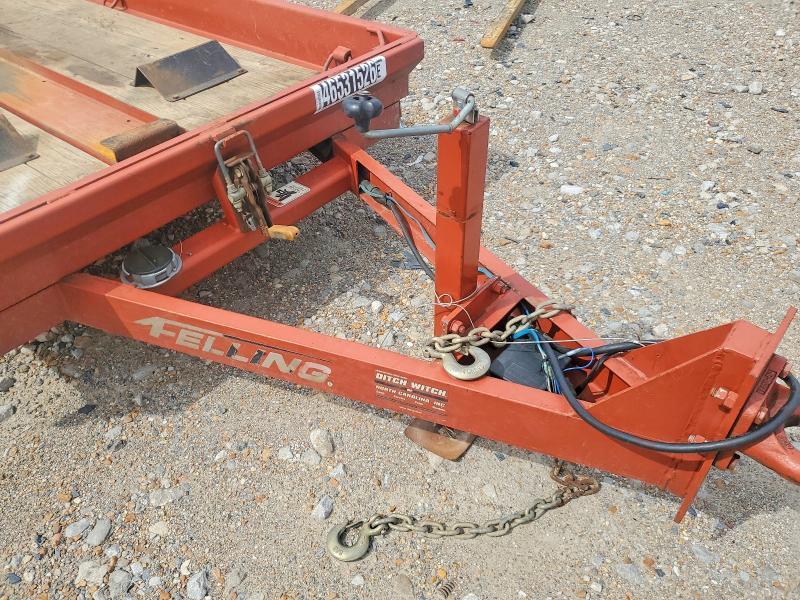 2017 Felling FT-6 T-1 Tilt Deck Equipment Trailer