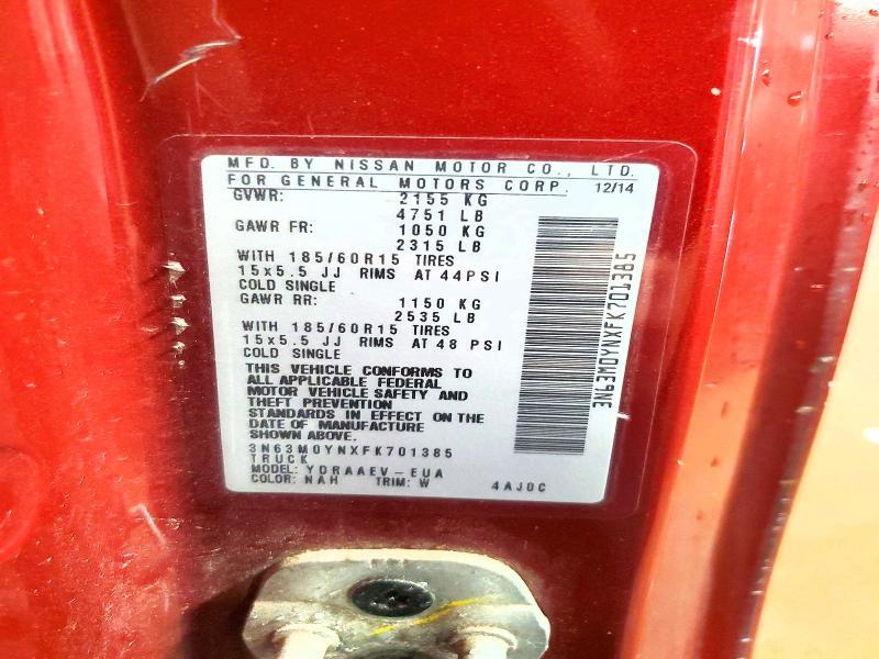 2015 Chevrolet City Express ls